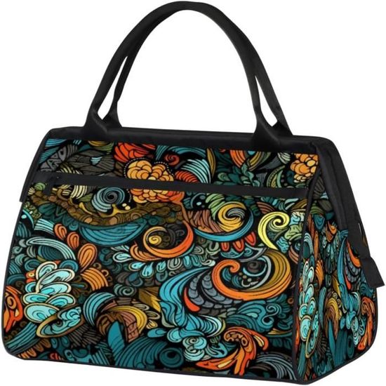 Sac Fourre-tout Baggallini Avenue Fleur De Minuit Noir - Occasion Très Bon état