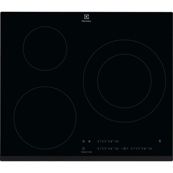 Table de cuisson à induction Electrolux LIT60342 - Noir - 3 zones de cuisson - Fonction Boost