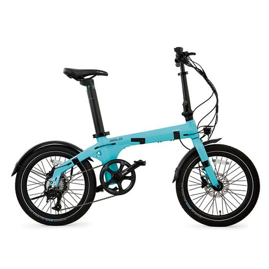 Vélo Électrique Pliable Eolo Turquoise | Autonomie 70 km - Vitesse 25 km-h | Batterie 10Ah | Vélo Électrique Pliant Urbain 