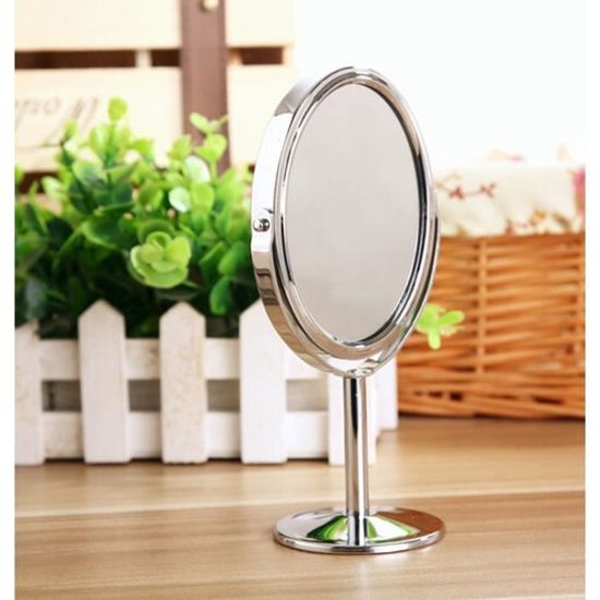 Miroir De Maquillage Pliant Voyage - Couleur Rose - Taille Compacte - Neuf