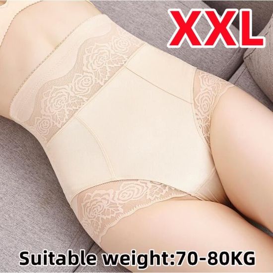 Culotte Menstruelle Taille Haute Coton - Flux Abondant à Très Abondant - Lavable, Confort Ventre Plat - Post-partum