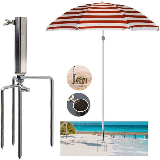 Support De Parasol De Plage, Support De Parasol Amovible