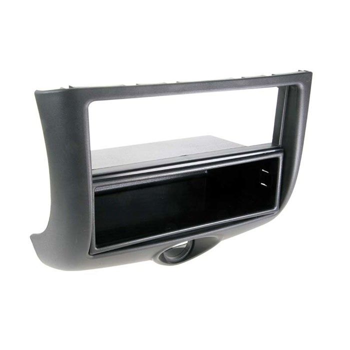 Adaptateur de façade 2-DIN avec vide poche Toyota Yaris 1999 > 2003 noir