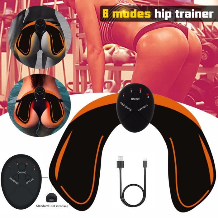 Hips Trainer entraîneur de hanches Electrostimulateurs fessier, EMS Hip Trainer Stimulateur Musculaire ABS Fitness
