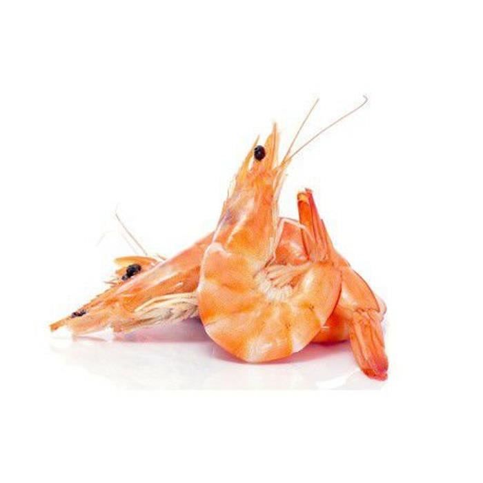 Crevette rose cuite 40-60 lot 2 kg Madagascar ou Amérique sud