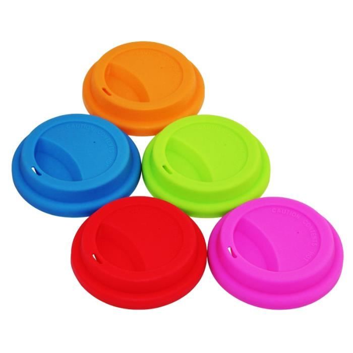 5 pièces couvercle de tasse bouteille d'eau environnementale ACCESSOIRES BEAUTE - BIEN-ETRE - PIECES BEAUTE - BIEN-ETRE