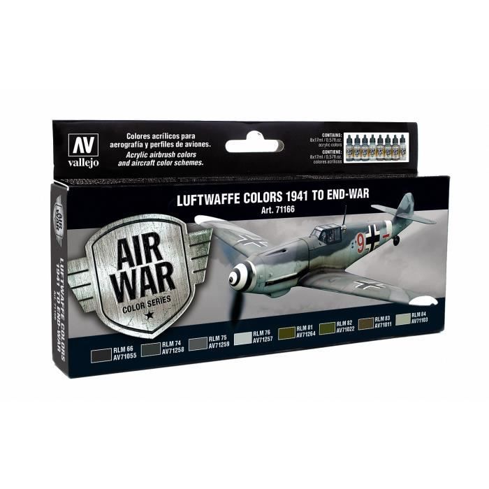 Vallejo Model Air Set - Luftwaffe Colors 1941 to end-war - (VAL71166)
