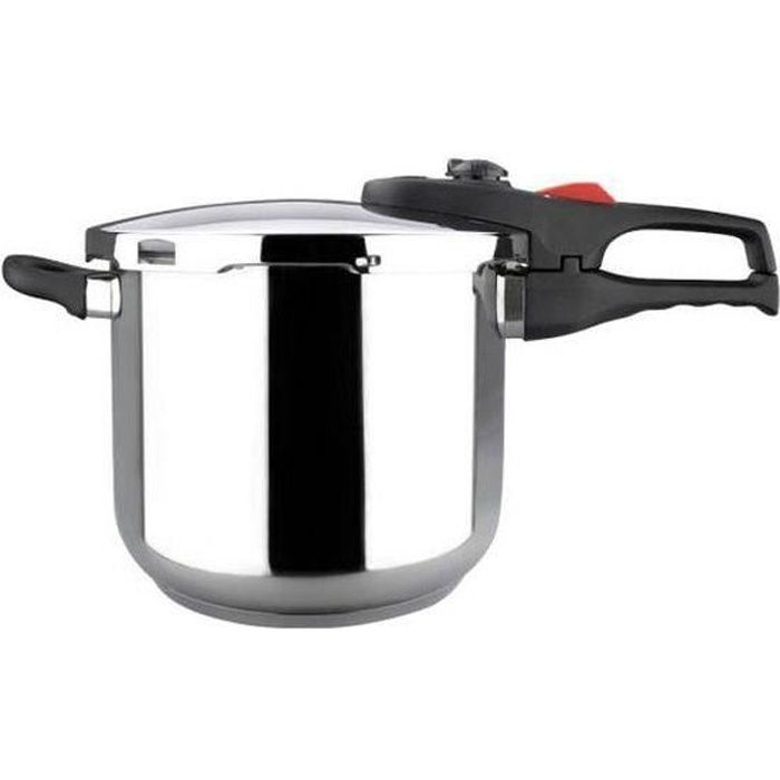 Cocotte Minute Inox de qualité supérieure, Idéal pour tous types de cuisines, 6 Litres