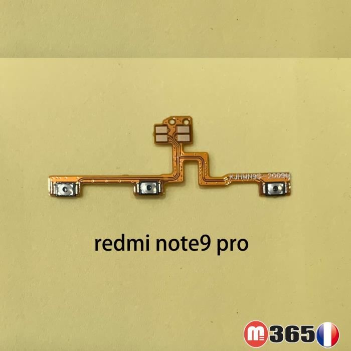 Nappe ON/OFF volume son pour redmi note9 pro / note9s Nappe BOUTON POWER ALLUMAGE