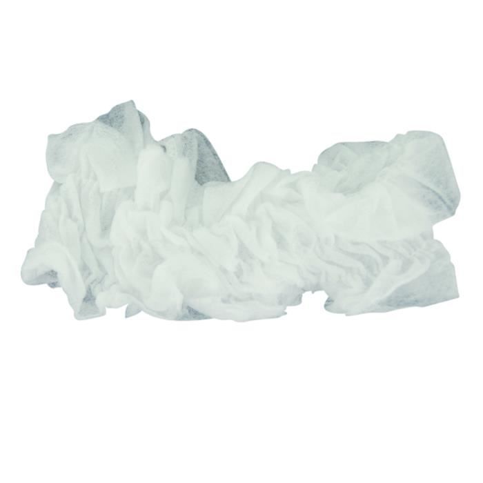 Bandeau et bonnet - Bandeau jetable blanc, x6 - Beautélive
