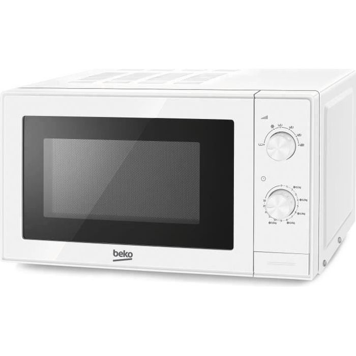 BEKO MOC20100W Four à micro-ondes Solo - 20L - 6 niveaux de puissance - 700W