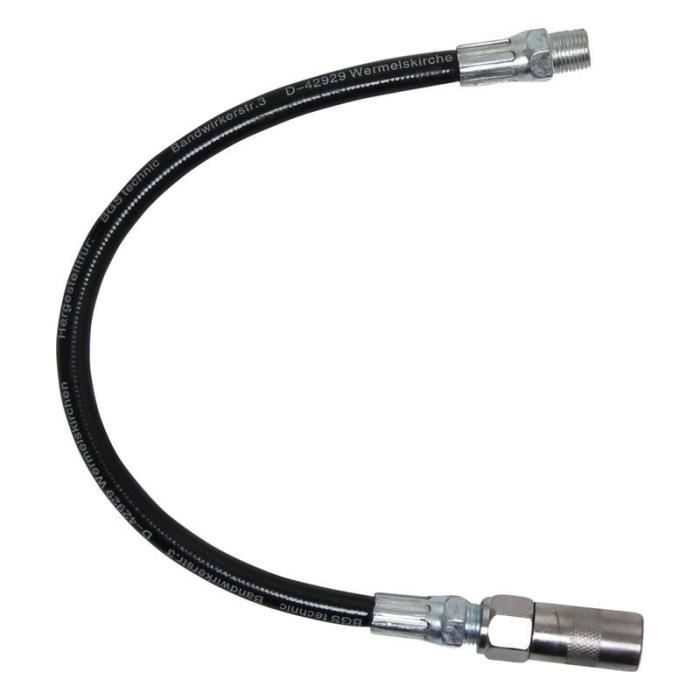 Tuyau blindé pour pompes à graisse 300 mm