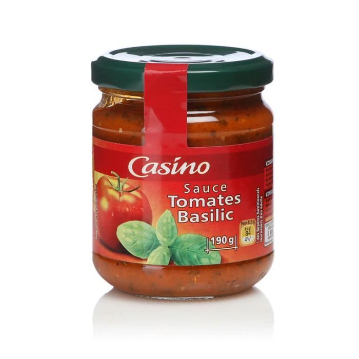 Sauce tomate basilic - 190g