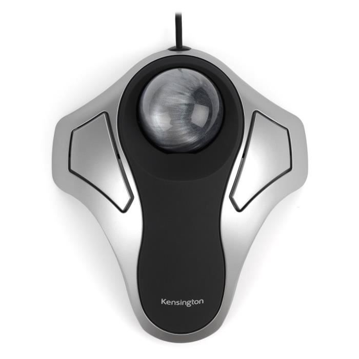 Kensington Orbit Mouse - Trackball Ergonomique et Filaire avec Suivi Optique, Compatible avec Windows & macOS - Gris (Space Grey)