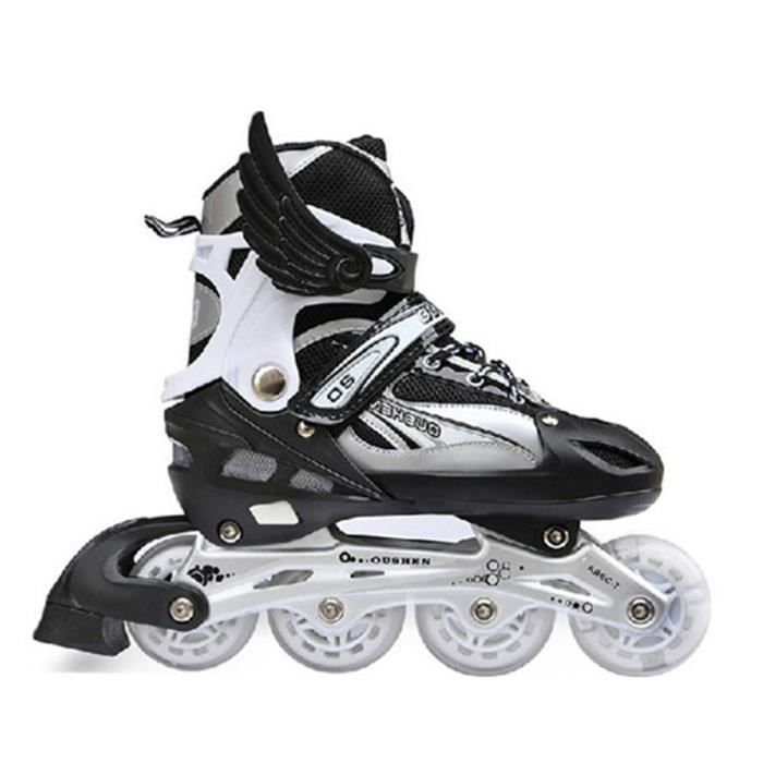 Roller In Line Entrainements pour Adolescents - Adultes, Noir