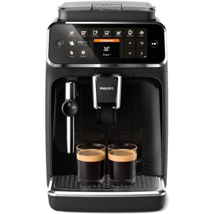 Philips EP4321/50 - Machine Espresso automatique Séries 4300 - 15 bar - 12 réglages du broyeur - 3 températures
