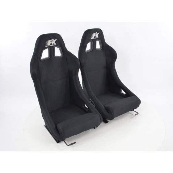siege baquet Set San Francisco (1xgauche+1xdroit) Noir