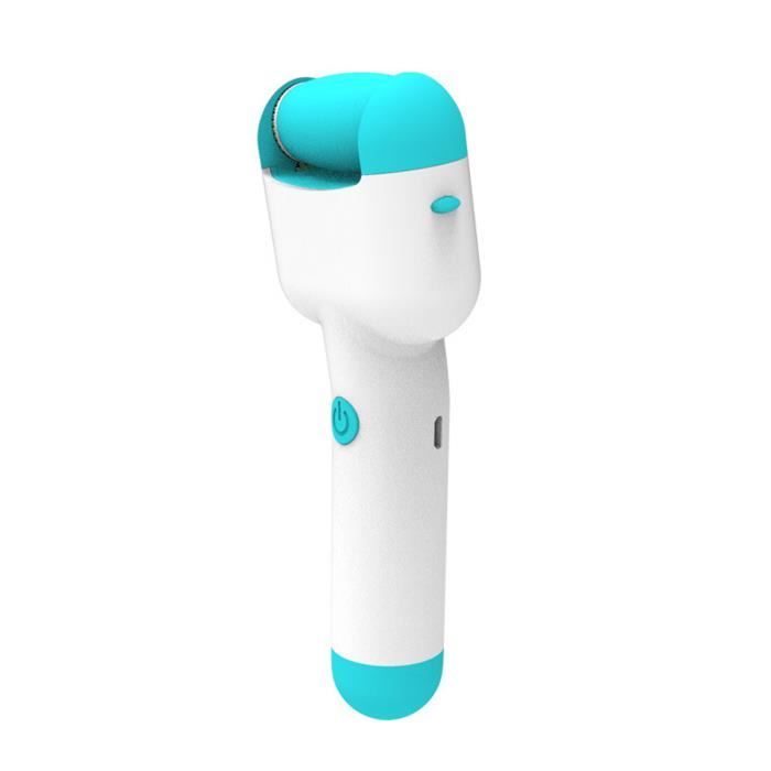 TEMPSA Râpe Pédicure électrique USB Rechargeable 3 vitesses BLEU
