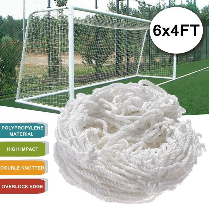TEMPSA 6x4 ft Filet de Football Haute Résistance en Polypropylène Sport Formation Jardin