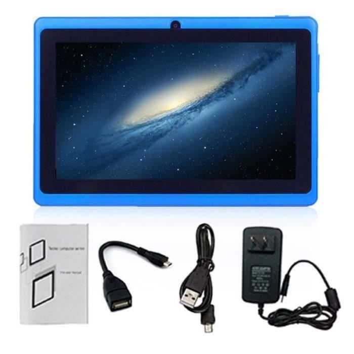 XR18067-Tablette PC 512 Mo + 4 Go 7 pouces Android caméra 2,0MP bleu