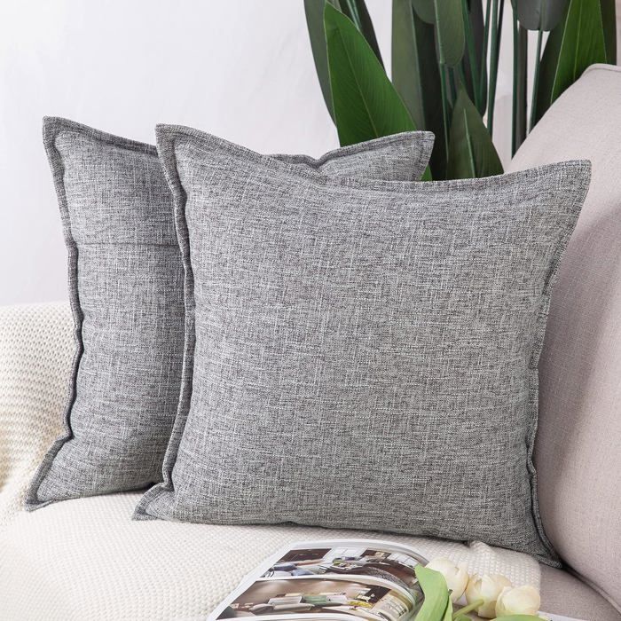 EVERGREENWEB Lot De 2 Oreillers 45x45 Cm - Coussin Mémoire De Forme Confort Premium Fabriqué En UE
