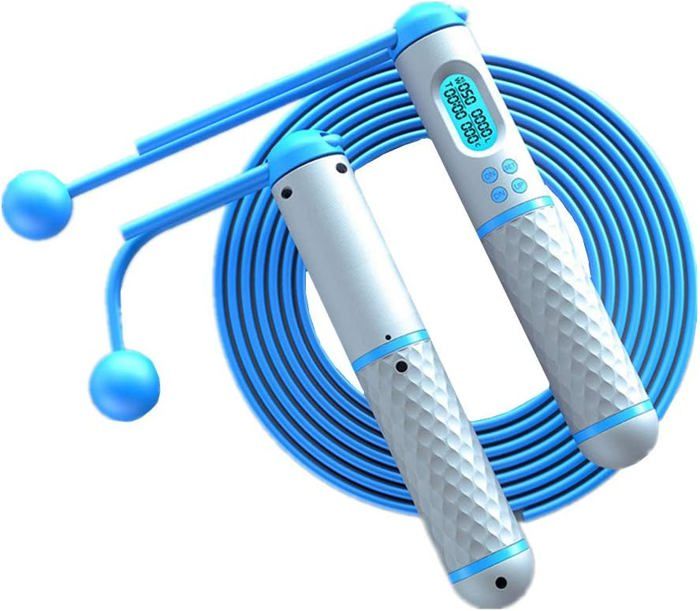 Corde À Sauter – Idéal Pour , Sport Professionnel, Cardio – Avec 2 Cordes En Acier Réglables