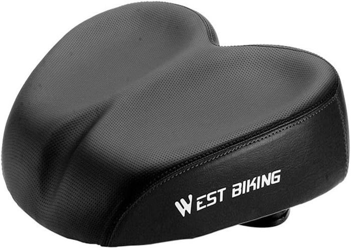 Selle De Vélo Sans Nez Largeur Réglable - Confort Ergonomique Pour VTT Et Longues Distances