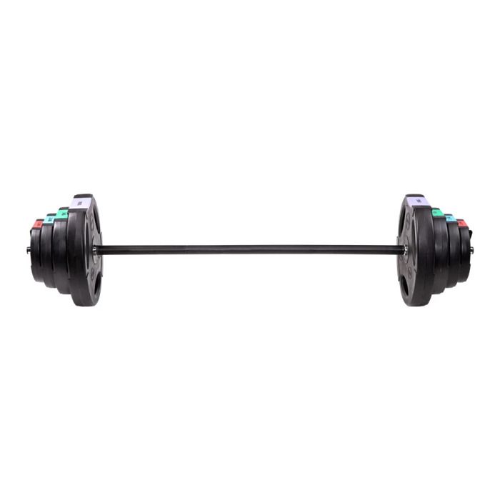 Barre de musculation - HMS - GSP40 - Réglable - Charges interchangeables - 42 kg