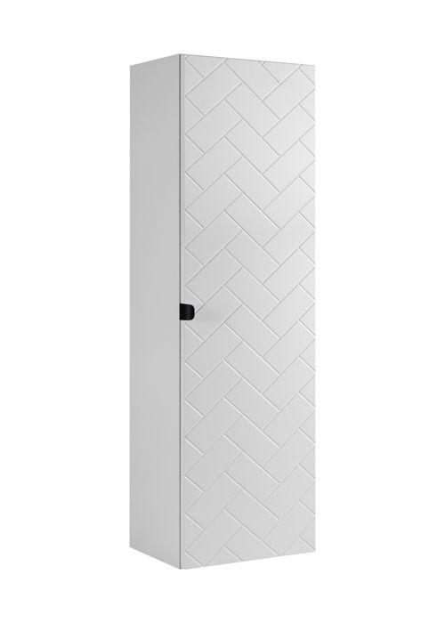 Meuble colonne suspendu de salle de bain MADIS BLANC 35 X 136 cm B