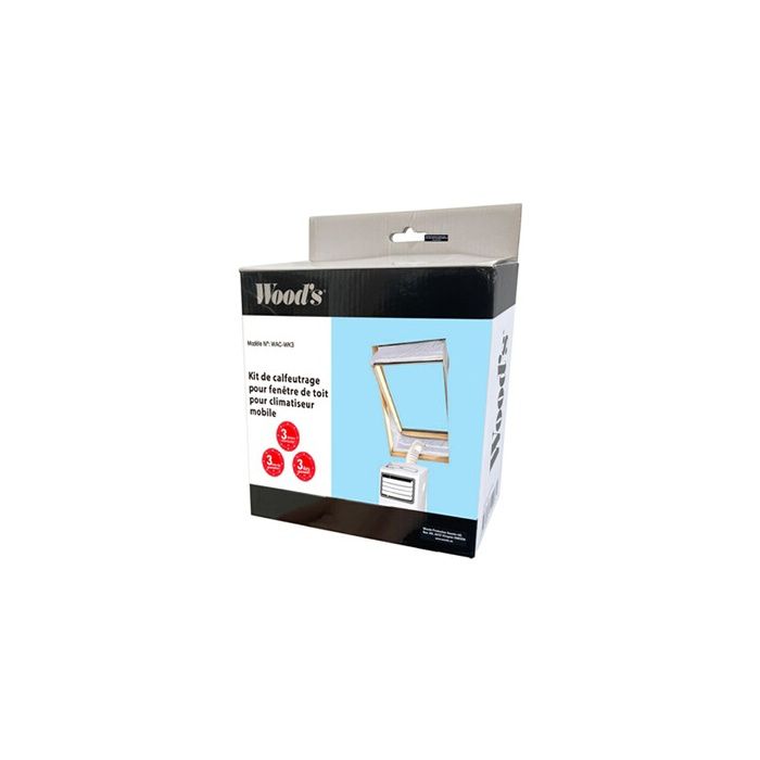 Accessoire climatiseur / ventilateur Woods Kit de calfeutrage pour climatiseur mobile et fenêtre de toit - Woods