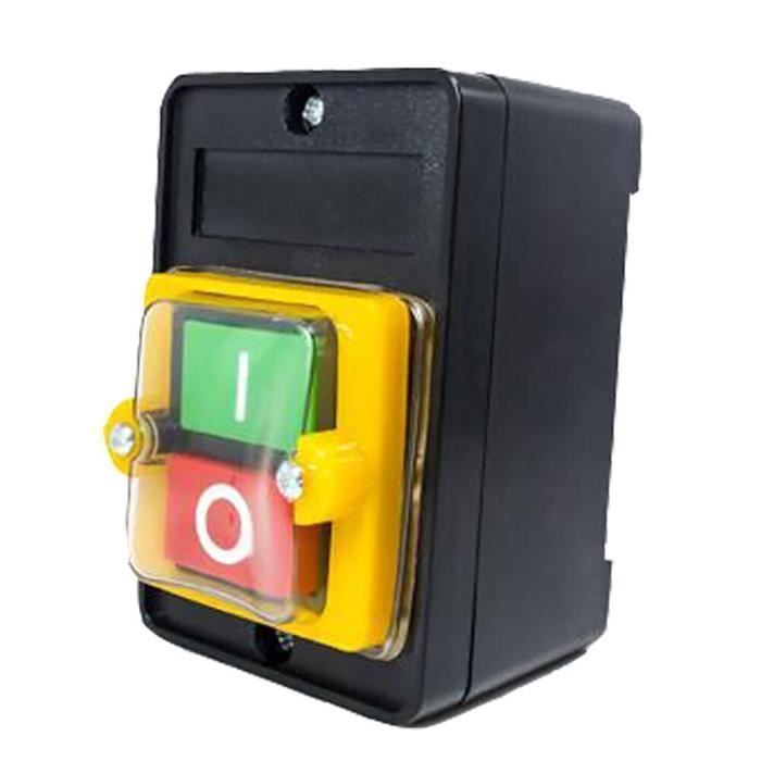 Interrupteur Marche/arrêt étanche 380V Pour Machine-outil - Bouton Poussoir, Protection IP, Remplacement