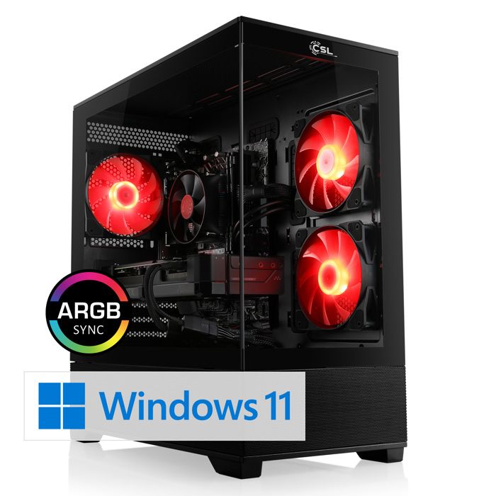 PC Gaming CSL Computer M11830H AMD Ryzen 7 GeForce RTX 5070 DDR5 RAM