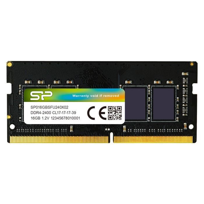 Mémoire RAM DDR4 Silicon Power 16Go 2400MT/s CL17 SODIMM