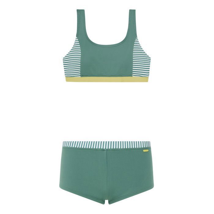 Boardshort (Maillot De Bain) PROTEST Blanc Et Vert - Taille 152 - Occasion Très Bon État - Modèle TOP SH120