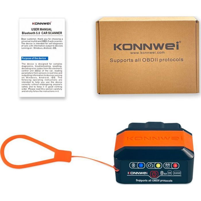 Compteur - compte-tours Konnwei Compteur de diagnostic KW905
