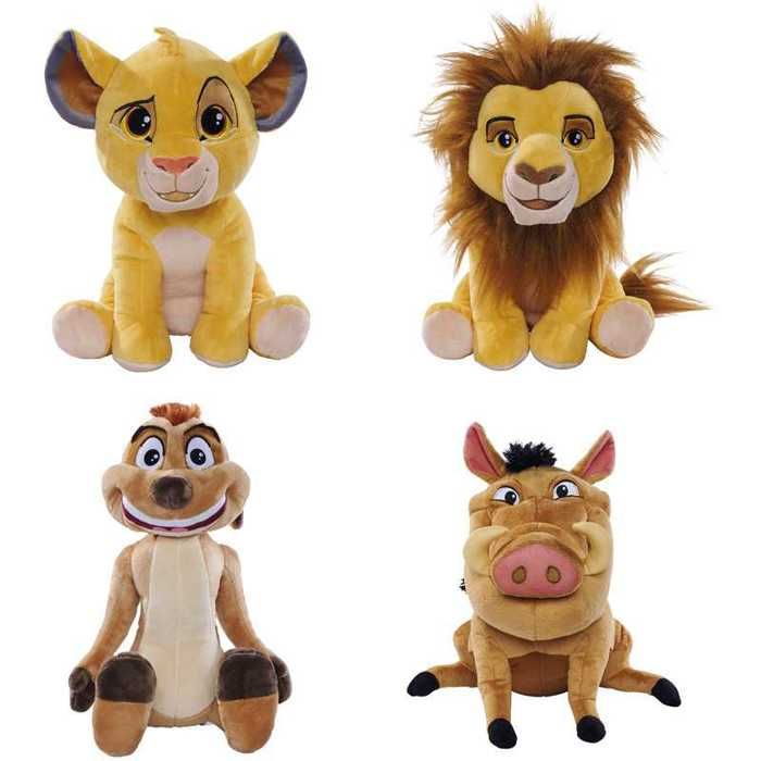 Peluche - SIMBA - Le Roi Lion - 25 cm - Modèle aléatoire - Douceur et sécurité
