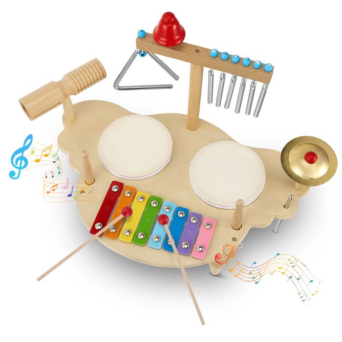 Carillons éoliens de 7 notes,jouets musicaux pour enfants,Instruments
