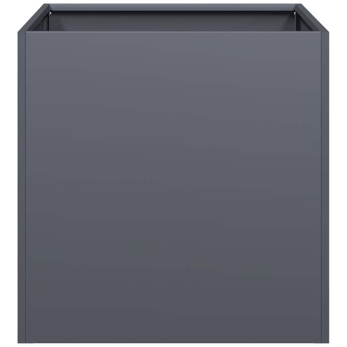 Meuble Déco - Support/Pot de Fleurs - Jardinière anthracite 40x40x40 cm acier laminé à froid luf1538285