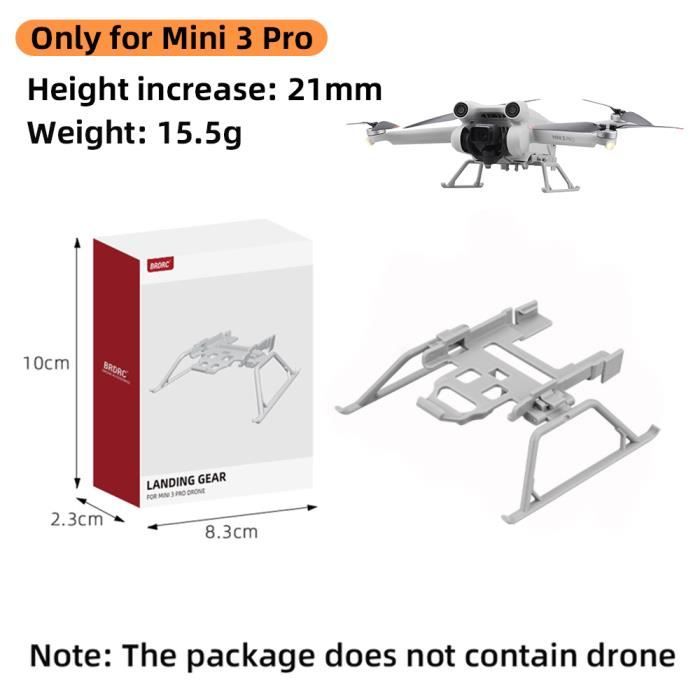 Extension Train D'Atterrissage Pliable Hauteur Réglable Pour Drone DJI Mini 3 Pro 2 600x600