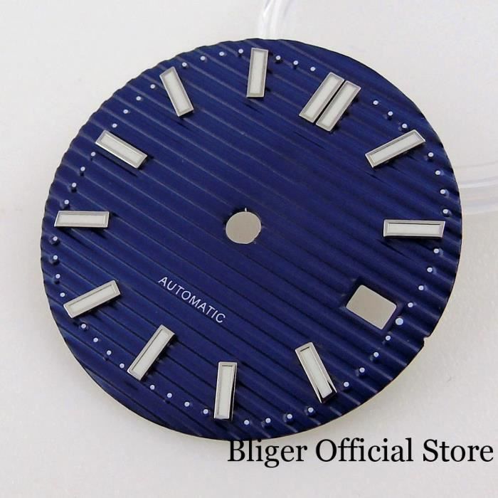 Cadran De Montre Plat Bleu - Diamètre 21.50 Mm, Pour Horlogerie Et Réparation - Neuf Sans étiquette