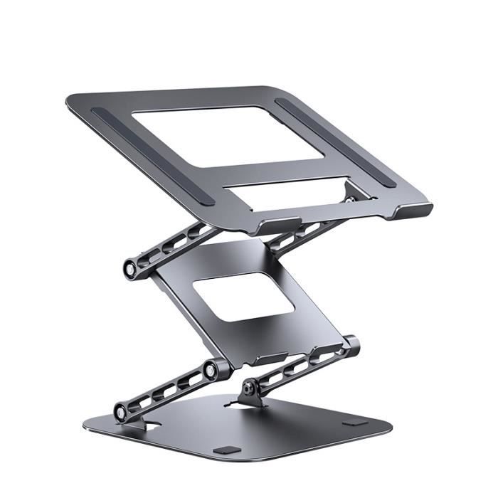 Support Pliable en Aluminium pour Ordinateur Portable, Base Réglable pour Macbook  Pro et Tablette