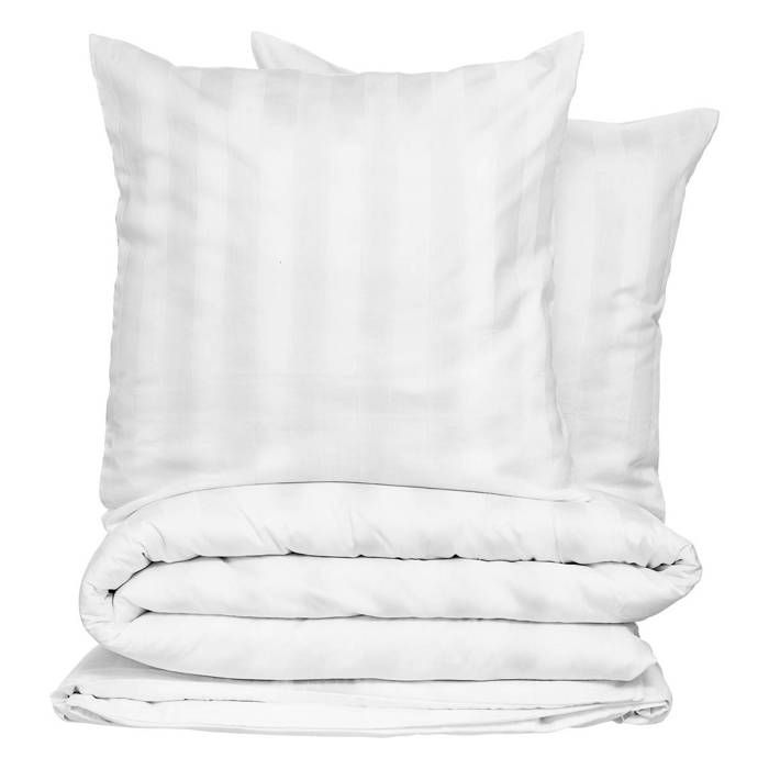 Parure de lit Isadora 260x240cm blanc - Atmosphera Créateur dintérieur