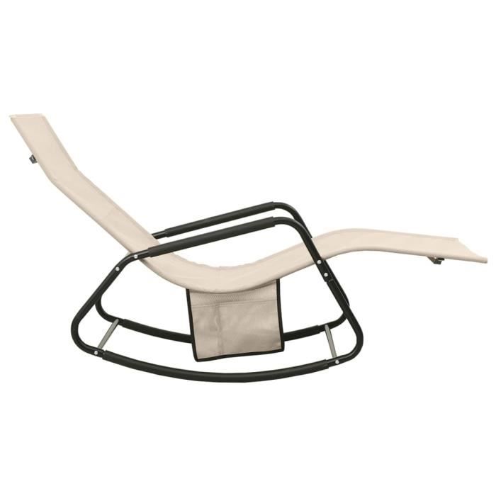 Lot De 2 Toiles De Remplacement Pour Chaise Suspendue - Textilène Gris Foncé - 64x197x23 Cm - Résistant Aux Intempéries - Intérieur/extérieur