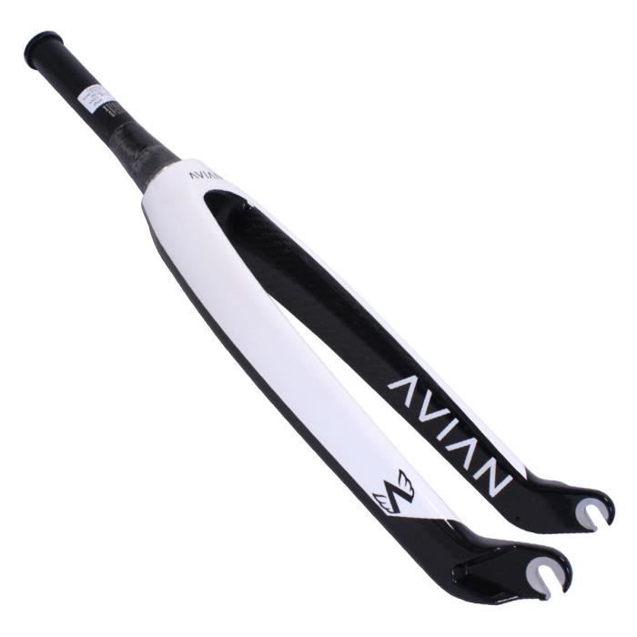 Fourche Carbone KUOTA 700c Pivot Carbone 1 1/8 - 28.6 Mm - Noire/Grise/Rouge - Route/Course