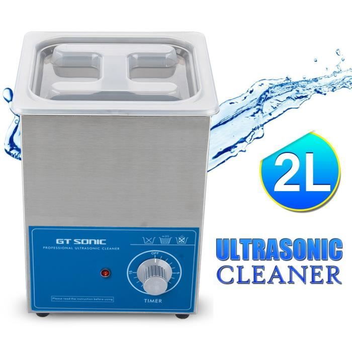 GT SONIC Professional Cleaning cleaning Nettoyeur à ultrasons numérique 2L FR 