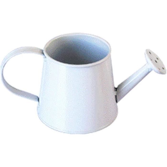 Mini Poupée Ancienne + Arrosoir Métal – Duo Vintage Déco