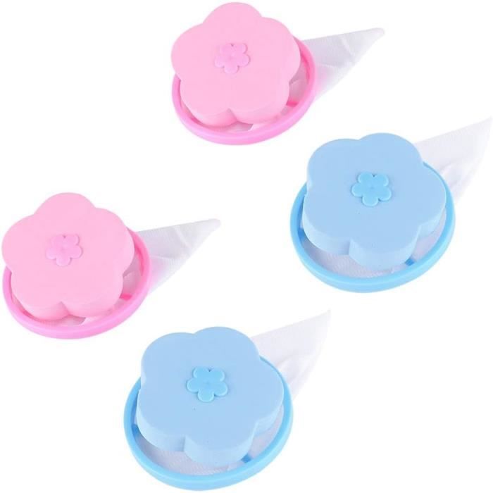 Lot De 4 Filtres à Poils Pour Achine à Laver - Récupérateur De Poils D'aniaux Pour Achine à