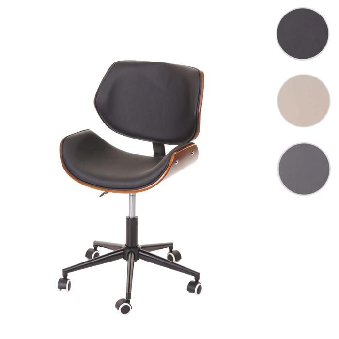 MCW Chaise de bureau MCW-G25 brun noir