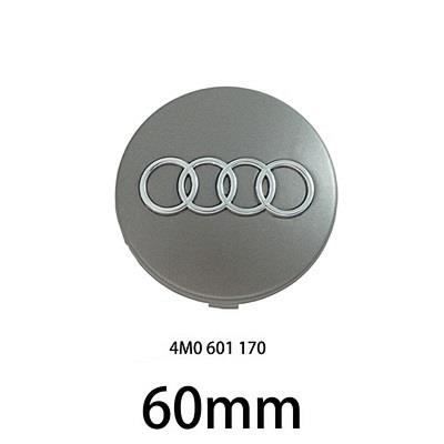 4 pièces 60mm Audi Centre de roue couvercle cache-moyeu logo pour Audi A3 A4 A6 A8 (4B0601170)