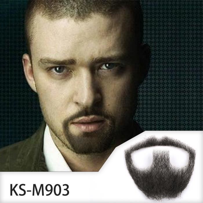 Fausse Moustache, 2 Pièces Fausse Barbe Moustache Autocollante Fake